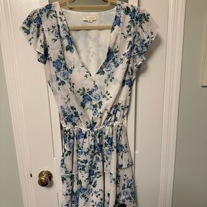 Yumi Kim Floral Mini Sleeveless Dress Size M
